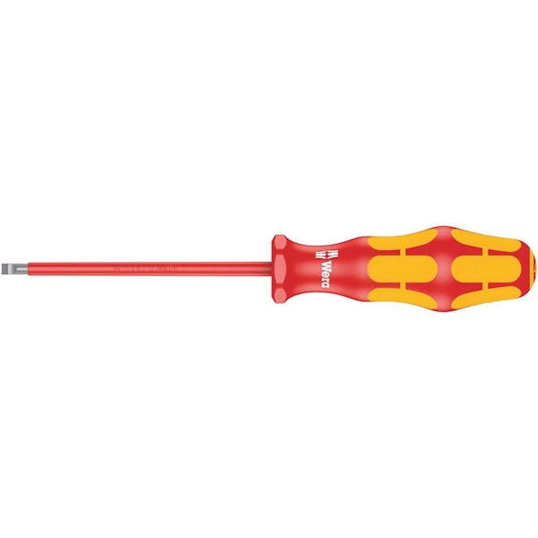 Wera 160 i VDE Insulated screwdriver for slotted screws, 0.8 x 4 x 150 mm 5006116001 - main