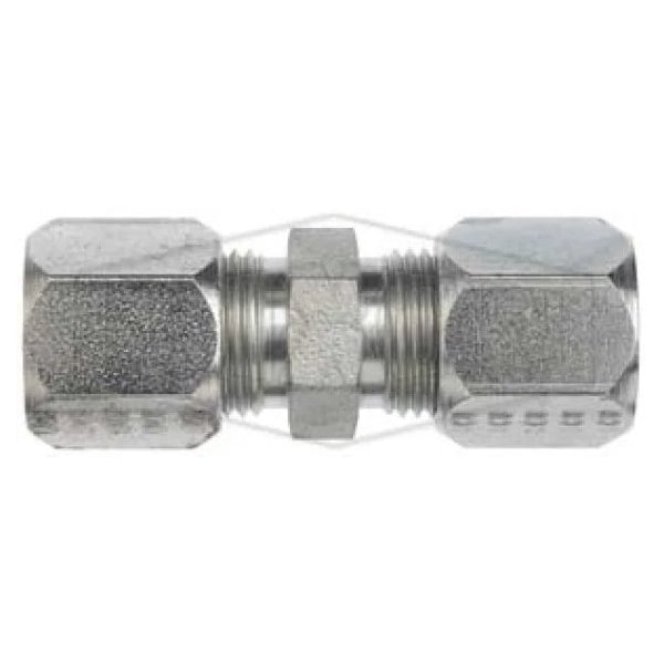 Dixon The Right Connection Flareless Bite Tube Union, 1/8 in Nominal, Male Tube End Style, Steel FLC2403-02 - main