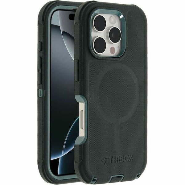 Otterbox Defender Pro Magsafe Case For Apple Iphone 16 Pro, Sagebrush 77-96031 - main