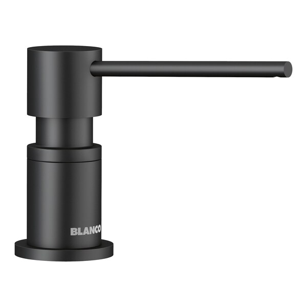 Blanco Lato Soap Dispenser, Matte Black 443031 - main