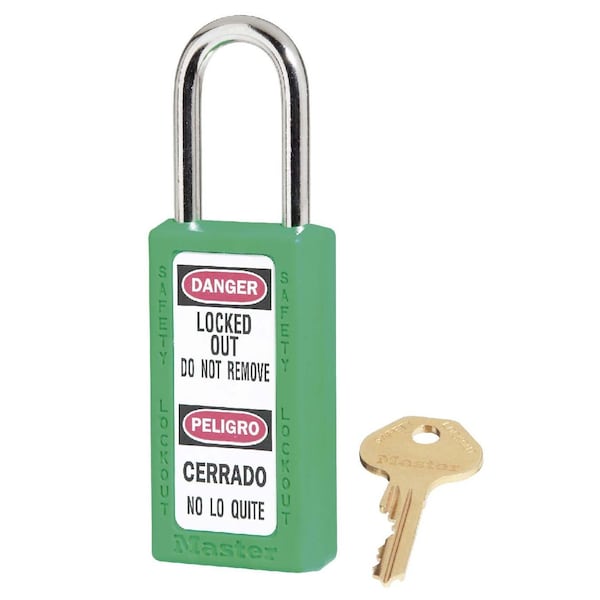 Nmc Green W/3 Body Safety Lock-Out Padloc MP411G - main