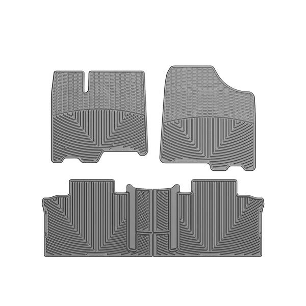 Weathertech Grey, Front and Rear All Weather Floor Mats WTCG202244 - main