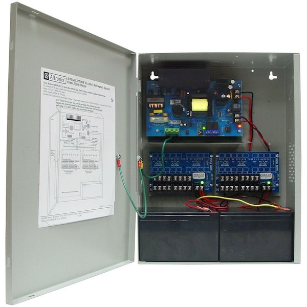 Altronix Power Supply 8 PTC 12VDC at 10A AL1012ULXPD16CB - main