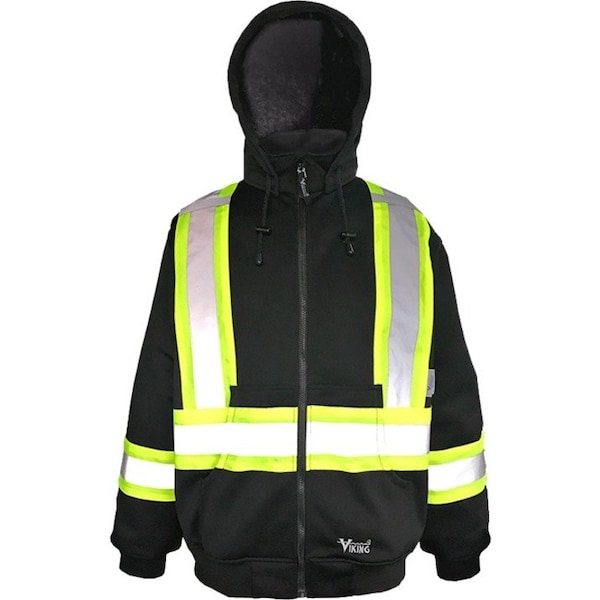 Viking Safety Hoodie, Cotton-Lined, M 6421BK-M - main