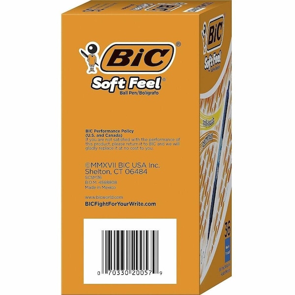 Bic Pen Set, Blue, Plastic, PK36 BICSCSM361BE - main