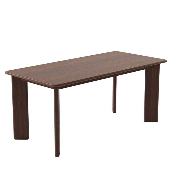 Homeroots 66" Brown Solid Wood Dining Table 712853 - main