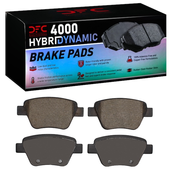 Dynamic Friction Co DFC 4000 HybriDynamic Brake Pads 4000-1456-00 - main