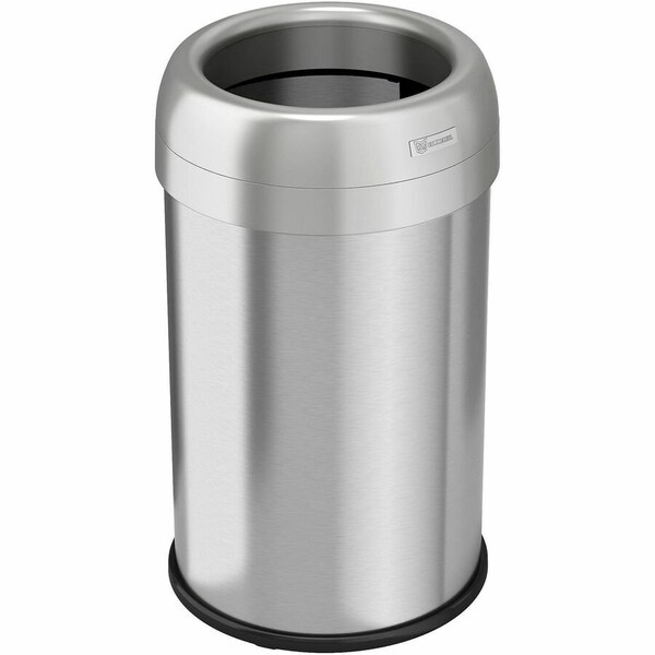 Hls Commercial 13 Gallon Open Top Round Trash Can HLS13STR - main