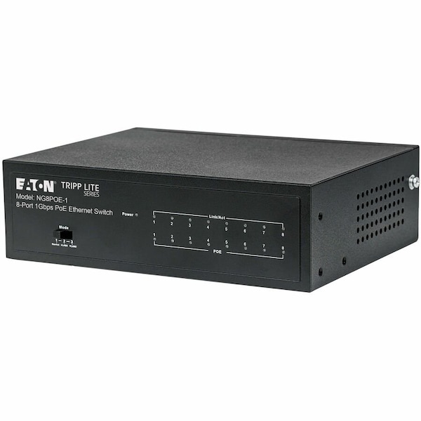 Eaton EATON Network Device - Port 10/100/1000 MBPS Desktop Gigabit Ethernet Unmanage NG8POE-1 - main