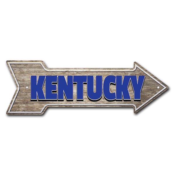Signmission Kentucky Arrow Sign Funny Home Decor 24in Wide P-ARROW8-999788 - main