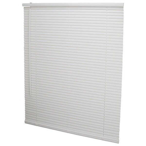 Simple Spaces Blind, 64 in L, 39 in W, Vinyl, White PVCMB-12A - main