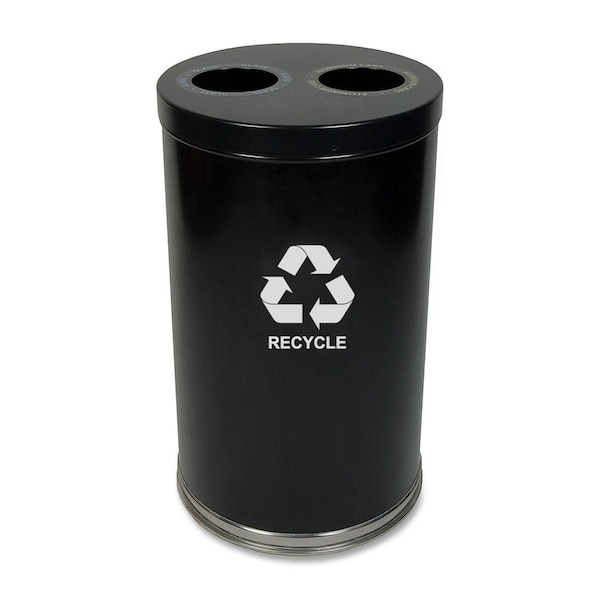 Witt Industries 31.5 gal Round Black, Metal 18RTBK-2H - main