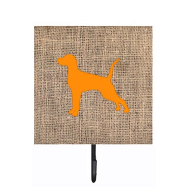 Carolines Treasures Pointer Burlap And Orange Leash Or Key Holder BB1105-BL-OR-SH4 - main