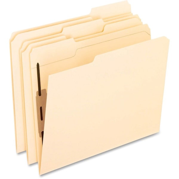 Tops Business Forms Pendaflex, MANILA FOLDERS WITH ONE BONDED FASTENER, 1/3-CUT TABS, LETTER SIZE, 50PK M13U1 - main