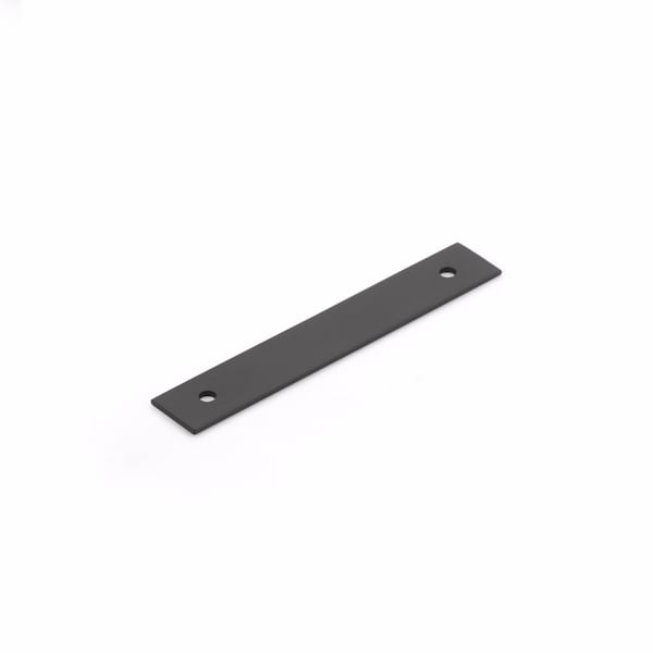 Schaub 3-1/2in Center to Center Pub House Backplate for Pull Matte Black Finish 5103B-MB - main