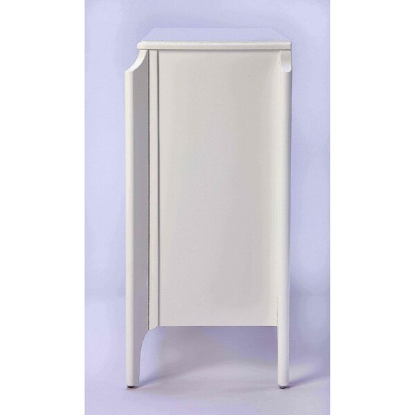 Homeroots 30" White Wood Bookcase 389567 - main