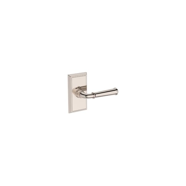 Baldwin Residential Door Levers Passage Right Hand Lifetime Bright Nickel PSDUNHFR055 - main