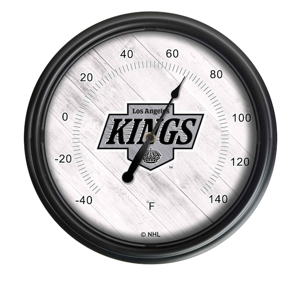 Holland Bar Stool Co Los Angeles Kings Indoor/Outdoor LED Thermometer ODThrm14BK-08LAKing - main
