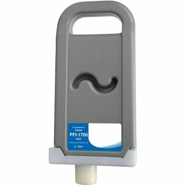 Cig WF Non-OEM New Blue Wide Format Ink Cartridge for Canon PFI-1700 WCPFI1700BL - main