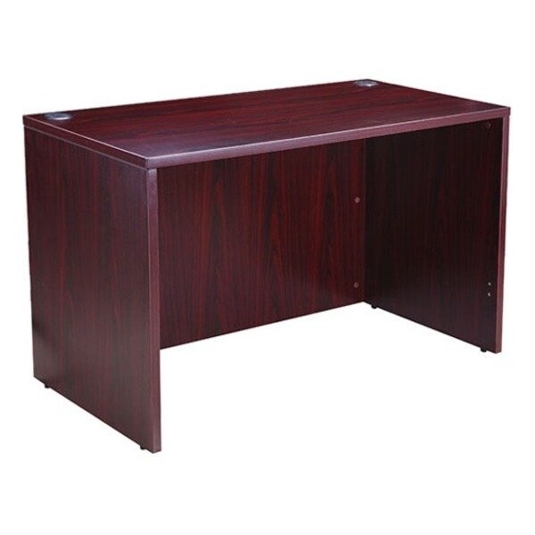 Boss Desk Shell Desk Shell 48" x 24", Mahogany, Wood N104-M - main
