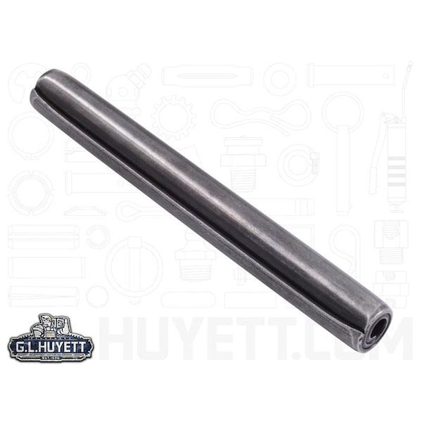 Huyett Coiled Spring Pin, Heavy Duty, High Carbon Steel, 0.375 in Dia x 3.250 in Length SPC-375-3250H - main