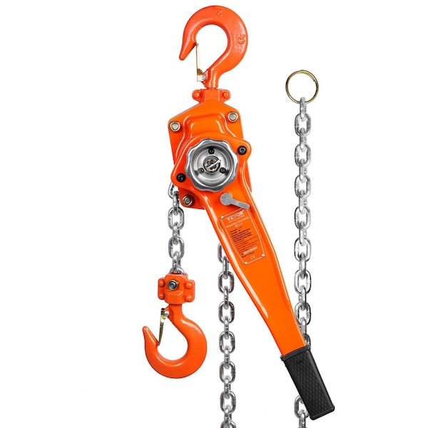 Vevor Lever Block Chain Hoist G80 Ratchet Hoist 3300lb Capacity 20ft Lifter HS1.5-6 - main