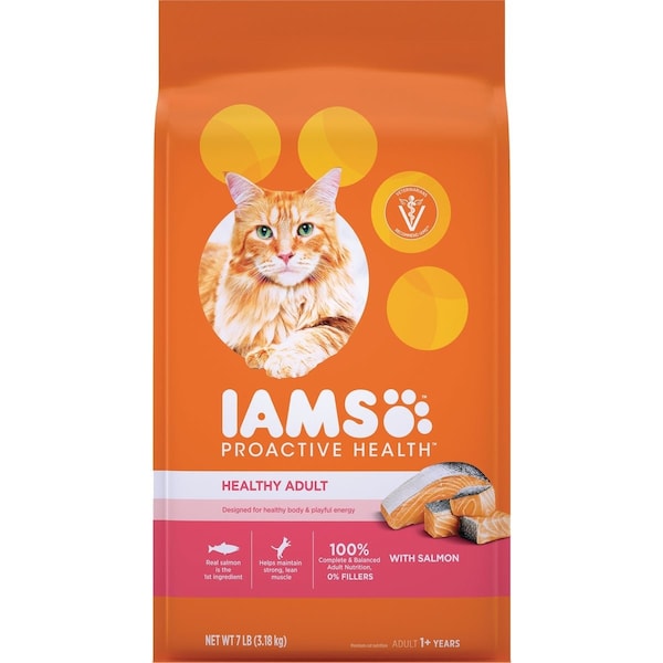 Iams Proactive Health 7 Lb. Salmon & Tuna Flavor Adult Dry Cat Food 109107 - main