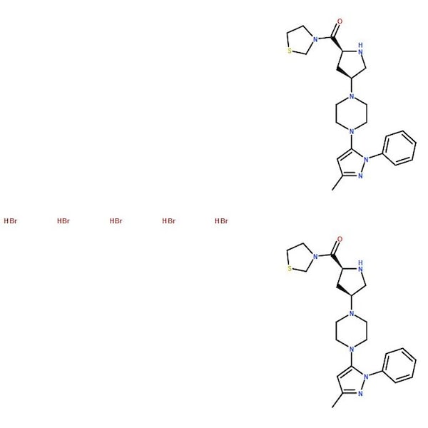 Ak Scientific Teneligliptin hydrobromide (250mg), CAS 906093-29-6 X3550-250mg - main