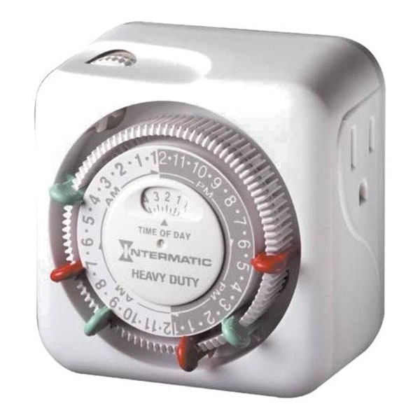 Intermatic Timer, Mechanical, 120V, 15A, Plug In TN311 - main