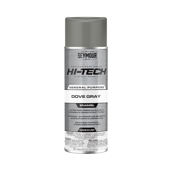 Seymour Of Sycamore Hi Tech Enamel Spray Paint, Dove Gray 16-112 - main
