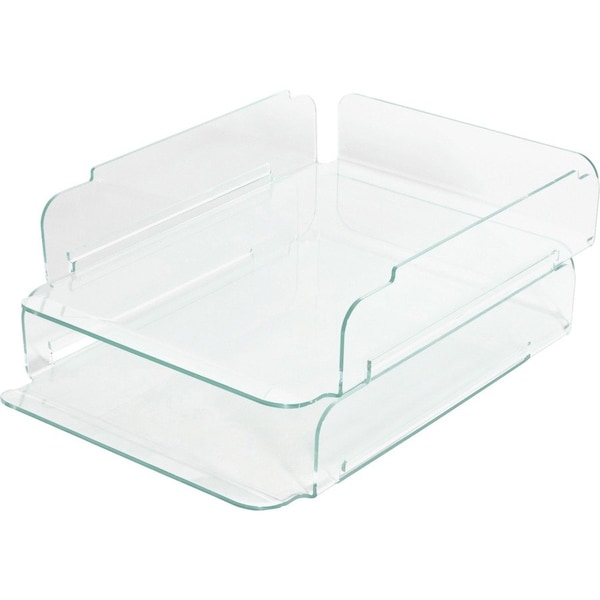Lorell Stacking Letter Trays, 2PK LLR80655 - main
