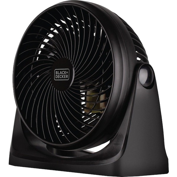 Black & Decker Turbo Desk Fan, Electric Portable 7'' Table Fan BFTU107 - main