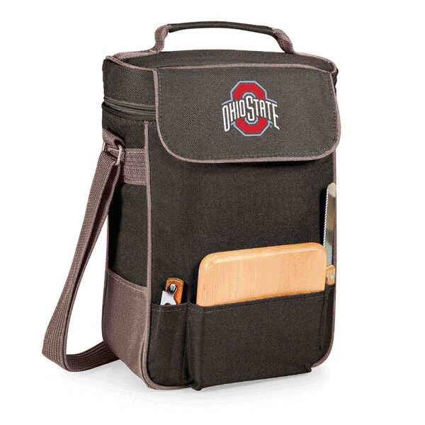 Picnic Time Family Of Brands NCAA Ohio State Buckeyes Duet Wine and Cheese Tote Bag 623-04-175-444-0 - main