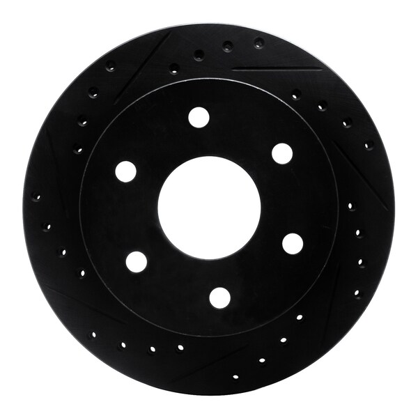 Dynamic Friction Co DFC Brake Rotor - Drilled and Slotted - Black 633-48008L - main