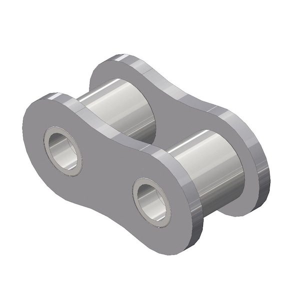 Senqcia Inspire Series SBR 60HRL Heavy Series Single Strand Riv Link, 60H chain, .75P, 1.21 OAW, .234 Pin S-60HRL - main