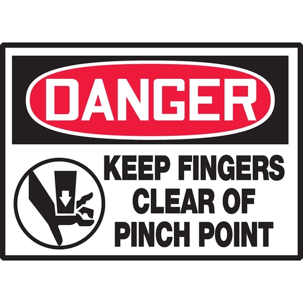 Accuform Danger Safety Label LEQM134XVE - main