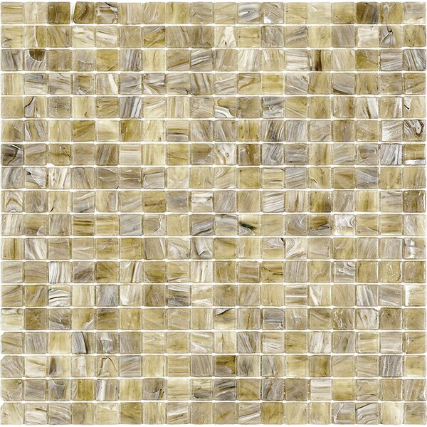 Apollo Tile Skosh 11.6inx11.6in Glossy Golden Brown Glass Mosaic Wall and Floor Tile 18.69 sqft/case, 20PK APLNB88BR610A - main