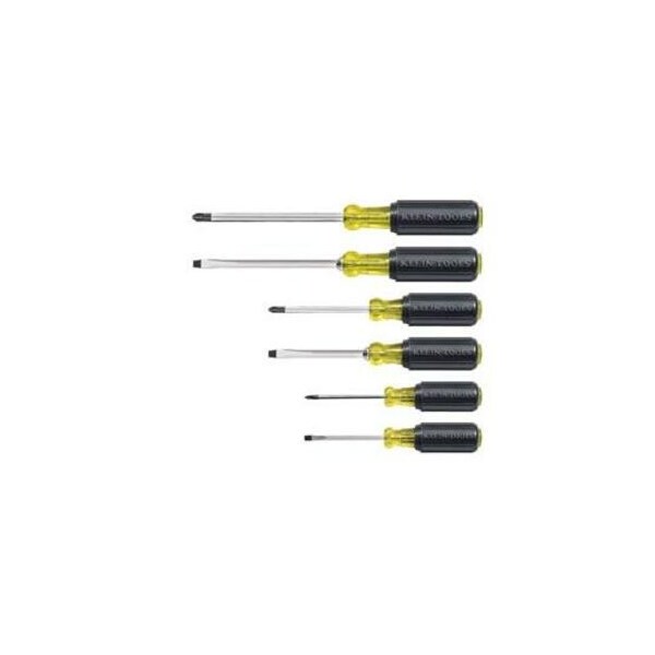 Klein Tools Screwdriver Set, Slotted and Phillips, 6-Piece 85074 - main