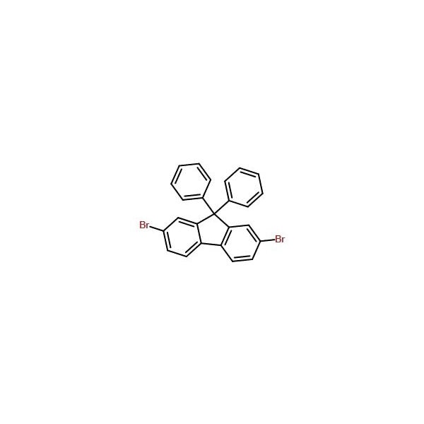 Ak Scientific 2, 7-Dibromo-9, 9-diphenylfluorene (5g), CAS 186259-63-2 X4130-5g - main