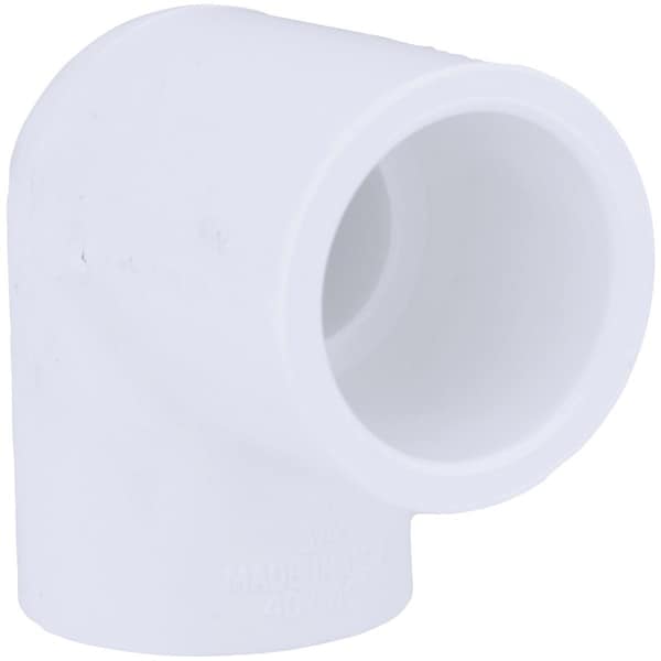 Charlotte Pipe And Foundry 3/4'' Slip x 3/4'' Female Schedule 40 90 Deg. PVC Elbow, 1/4 Bend PVC 02301 0800HA - main