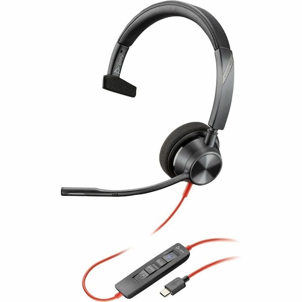 Hp POLY BLACKWIRE 3310 MONAURAL MICROSOFT TEAMS CERTIFIED USB-C HEADSET +USB-C/A AD 8X216AA - main