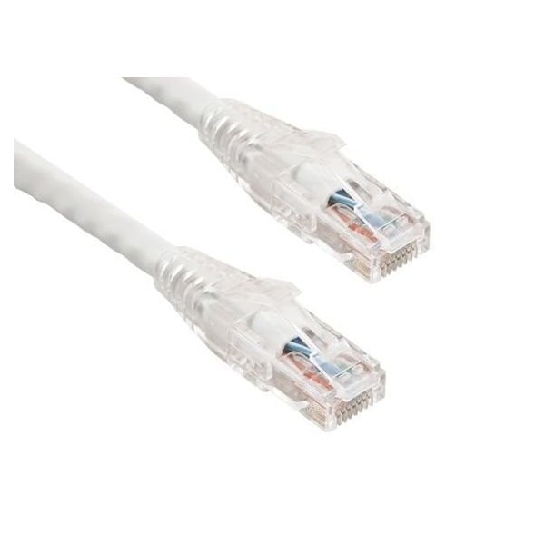 Sanoxy 3ft Cat6 550 MHz UTP Ethernet Network Patch Cable with Clear Snagless Boot, White SNX-CBL-C6117-8003 - main