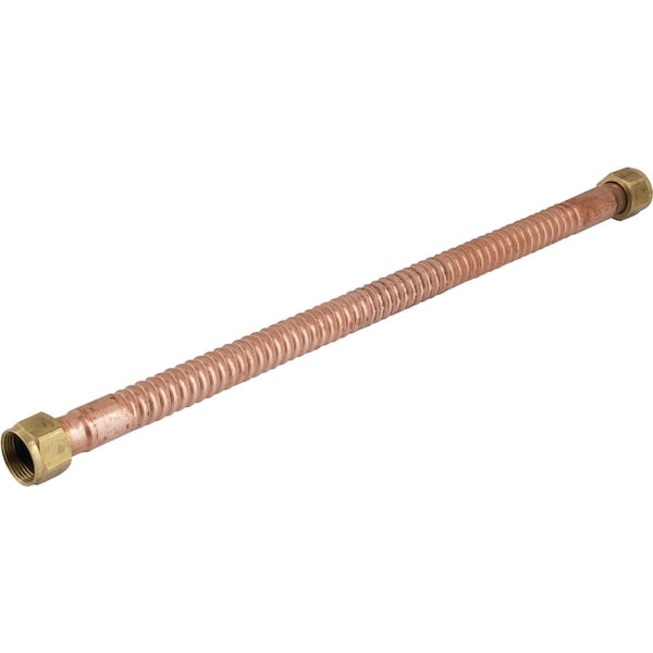 Sioux Chief 3/4'' FIP Swivel X 3/4'' FIP Swivel X 12'' L Corrugated Copper Flexible Connectors 634-112 - main