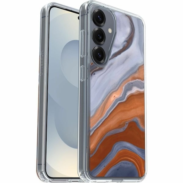 Otterbox Symmetry Clear Magnetic Case For Samsung Galaxy S25, High Desert Marble 77-97697 - main
