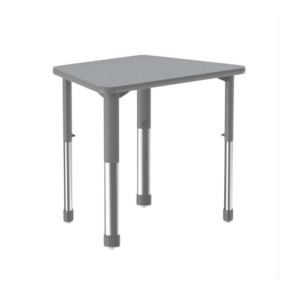 Correll Trapezoid 32 in W, 22 in L, 25 in to 35 in H, Particleboard, Gray Granite AD2232TF-TRP-15-13-13 - main
