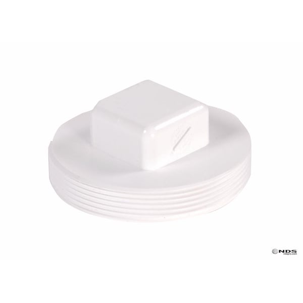 Plastic Trends NDS 6 in. MPT each X 6 in. D MPT PVC Plug 1 pk 61P8 - main