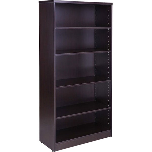 Norstar 65.5 x 31 x 14 in. Bookcase, Mocha N158-MOC - main