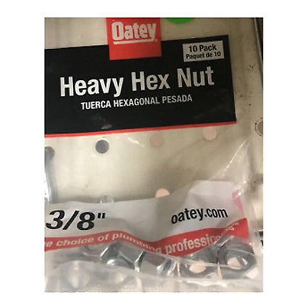 Oatey Heavy Hex Nut, 10 PK 236737 - main