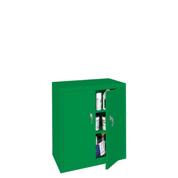 Steel Cabinets Usa Counter Height Storage Cabinet, 42 in H, 36 in W, Pure Green ABL-364-P GRN - main