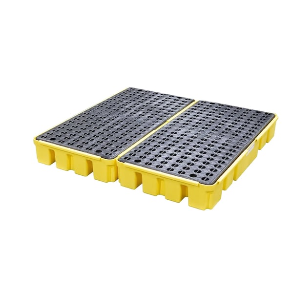 Enpac Spill Deck, 41 gal Spill Capacity, 4 Drums, 4,000 lb Load Capacity, High Density Polyethylene 5116-YE - main